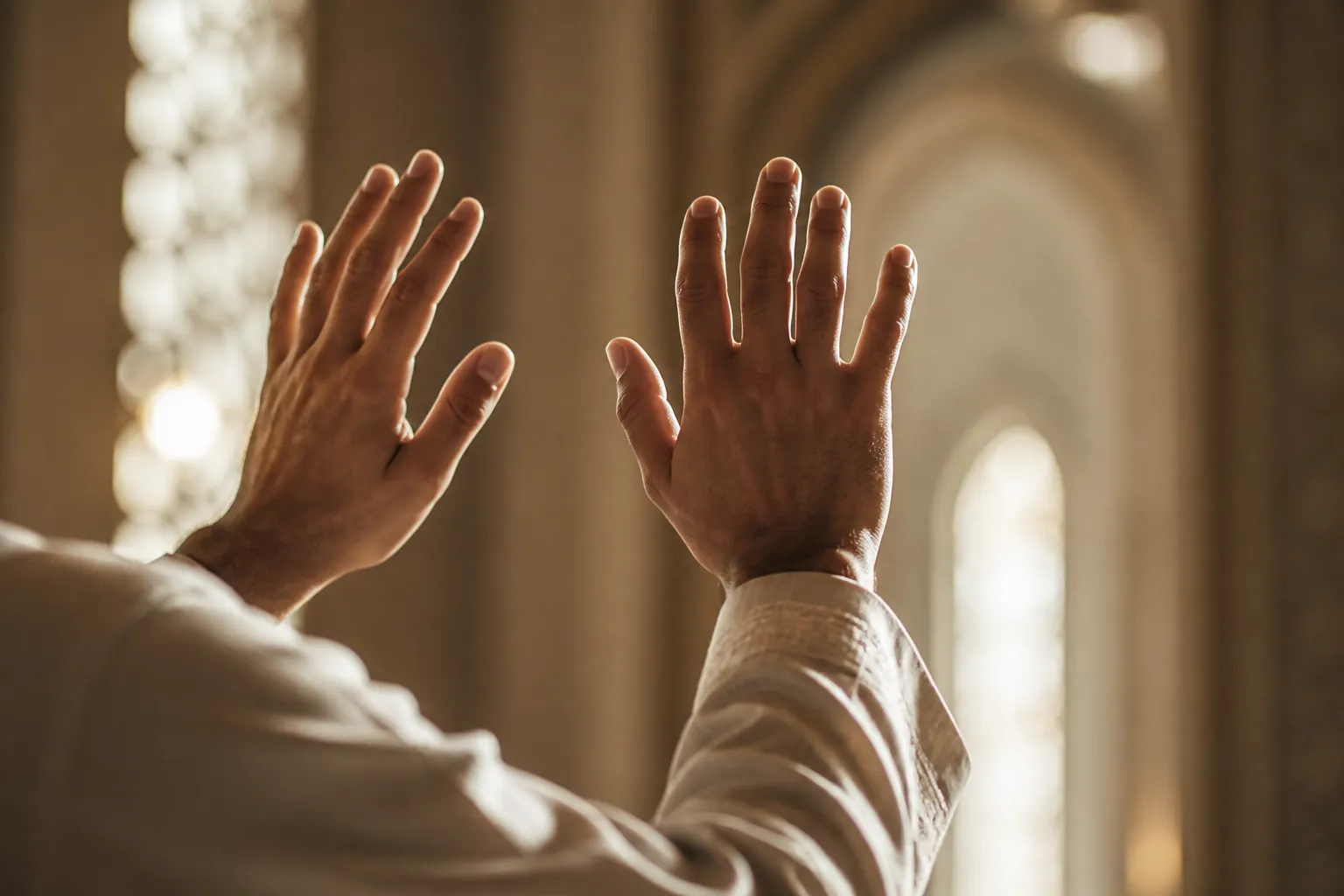 Rangs de prière alignés derrière l'imam lors d'une salat al-janaza dans une mosquée en France