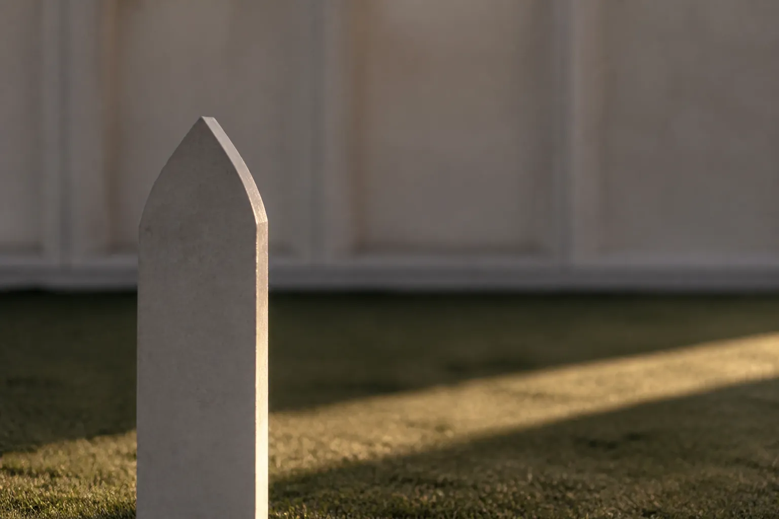 Vue du carré musulman au Cimetière de Thiais avec rangées orientées vers la qibla