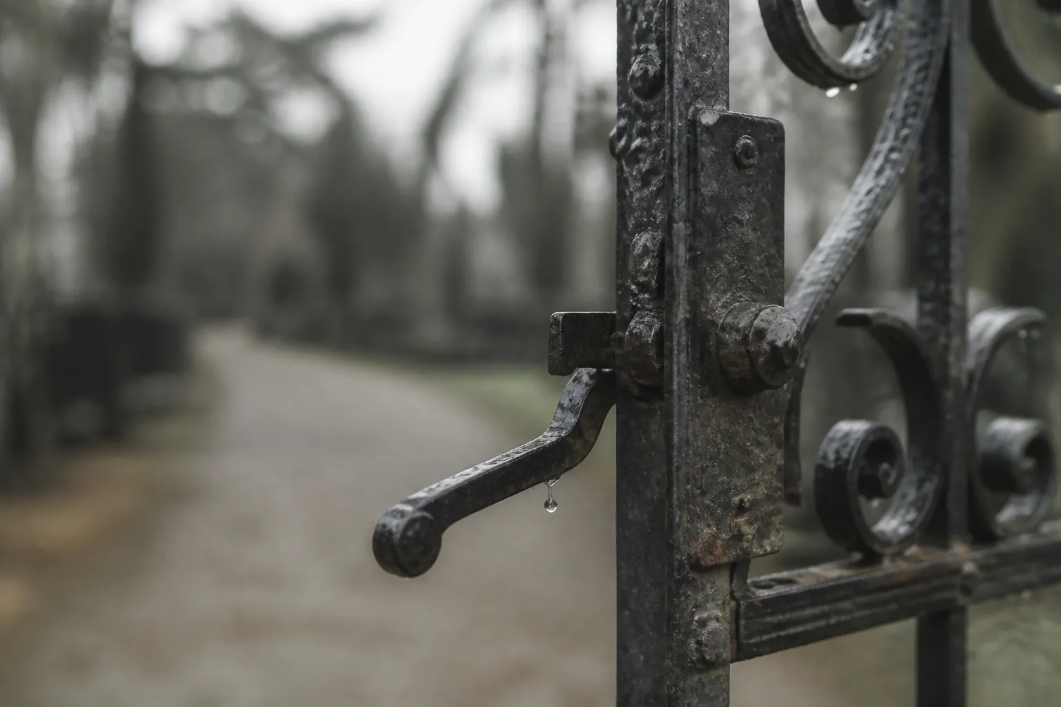Vue du cimetière monumental de Rouen avec le carré musulman